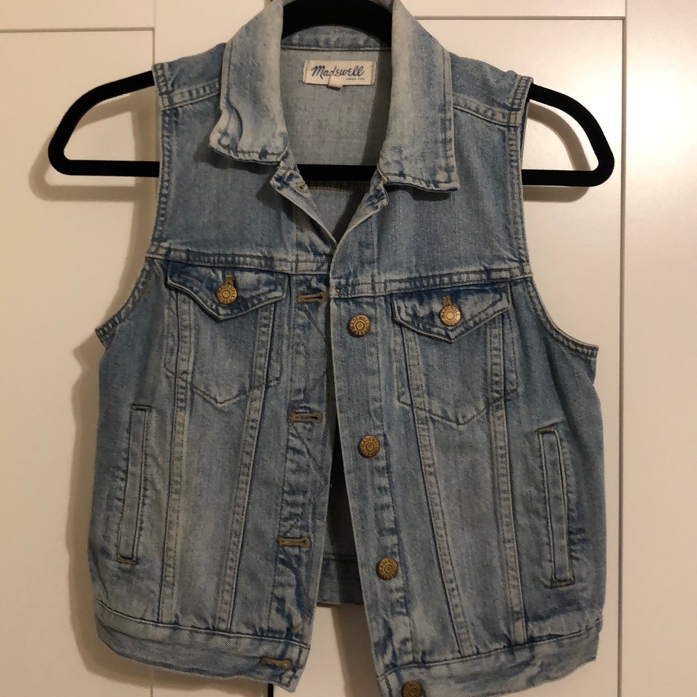 Madewell Jean Vest